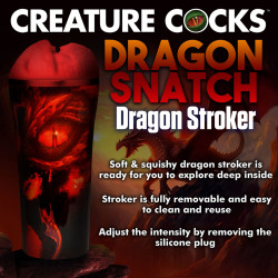 Creature Cocks Masturbateur Creature Dragon Rouge